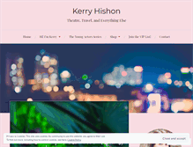 Tablet Screenshot of kerryhishon.com